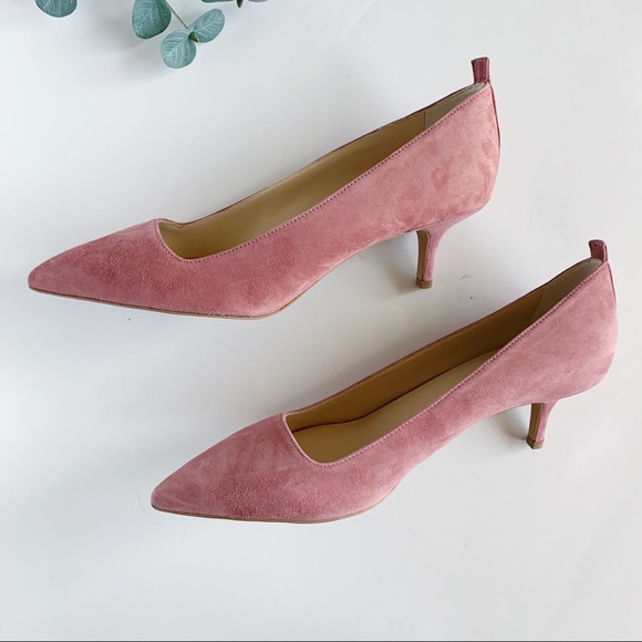 EVERLANE The Editor Rosewood Suede Kitten Heels - Picture 4 of 10